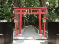 柞祖霊社の鳥居