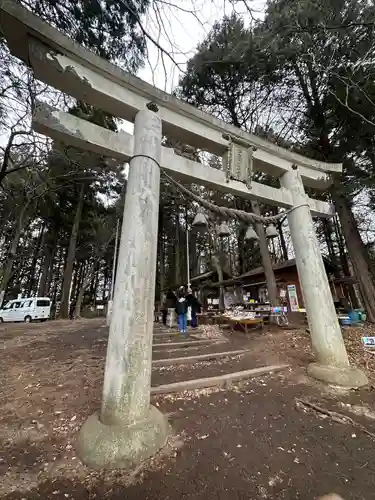 宝登山神社奥宮の鳥居