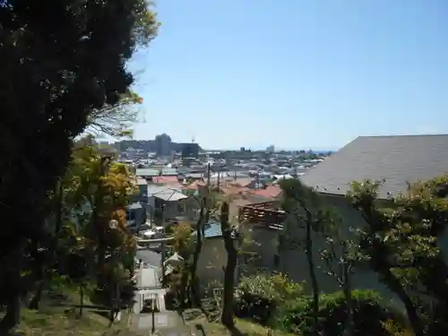 片瀬諏訪神社の景色