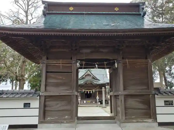 溝口竃門神社の山門・神門