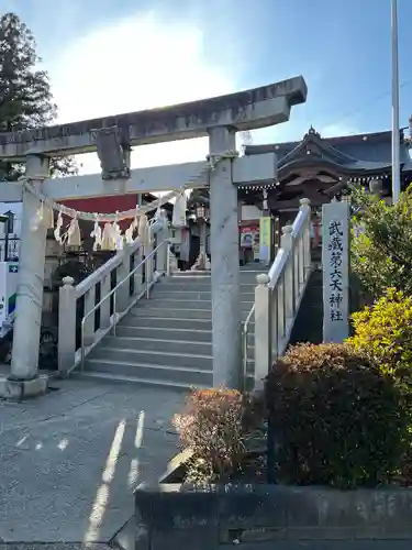 武蔵第六天神社の鳥居