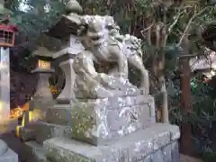 素鵞熊野神社の狛犬