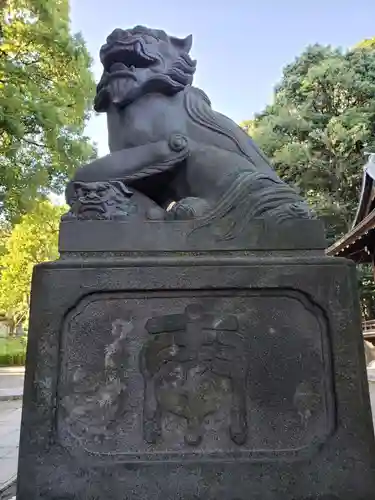 中野氷川神社の狛犬