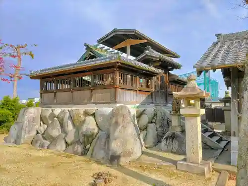 神明社・八幡社合殿（白浜町）の本殿