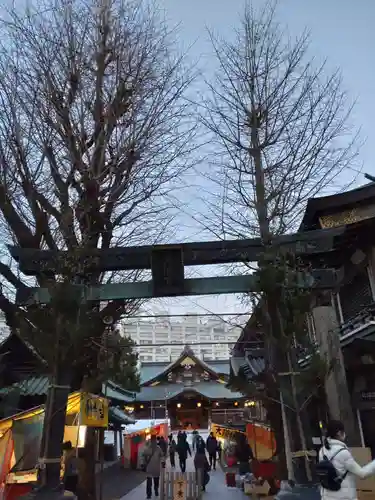 湯島天満宮の鳥居
