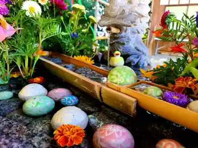 滑川神社 - 仕事と子どもの守り神の手水舎