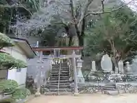 三宝寺の鳥居