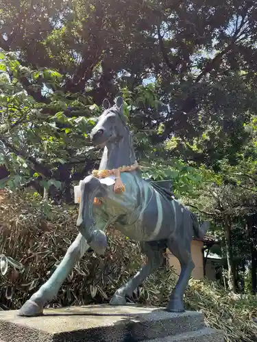 白羽神社の狛犬