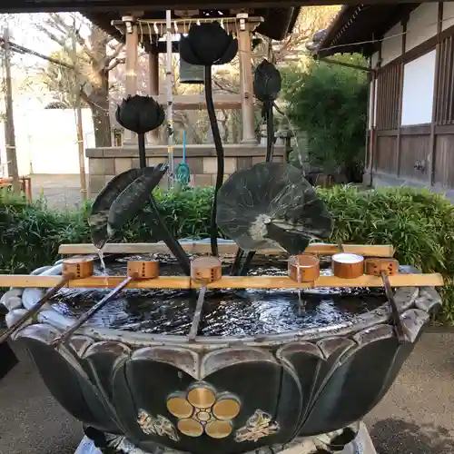 新井薬師（梅照院）の手水舎