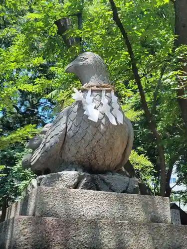 大谷場氷川神社の狛犬