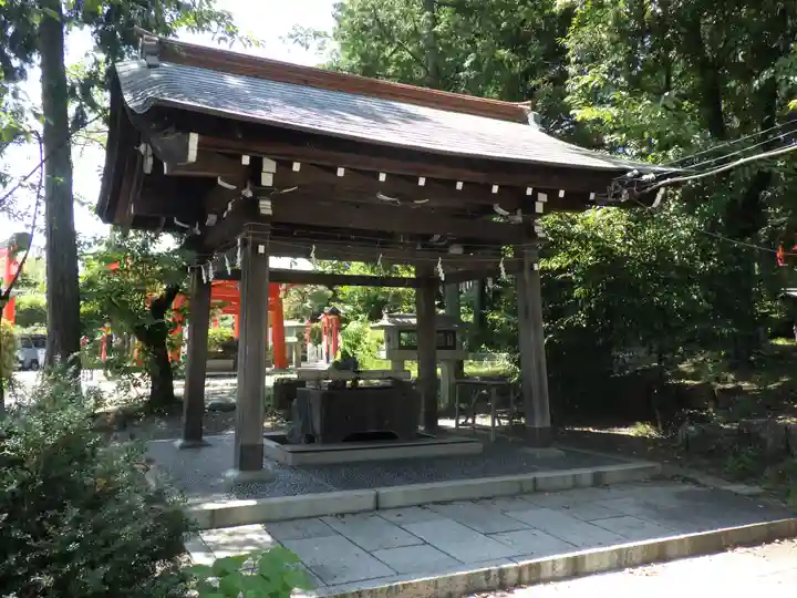 針綱神社の手水舎