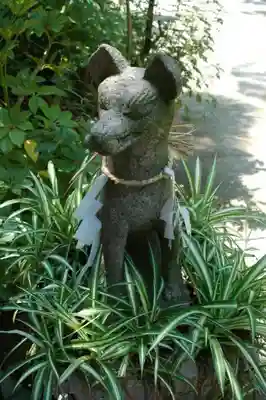 産湯稲荷神社の狛犬