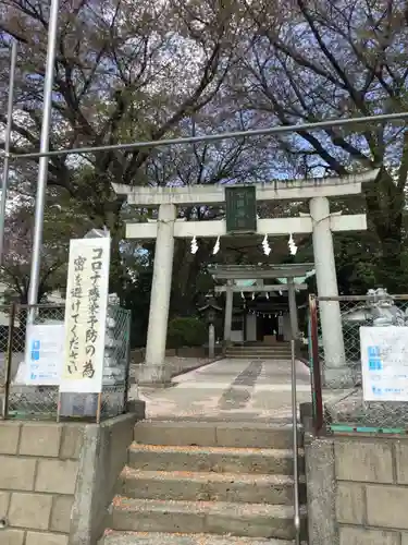 七郷神社の鳥居