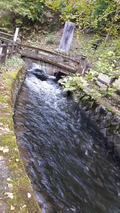 戸ノ口堰水神社の周辺