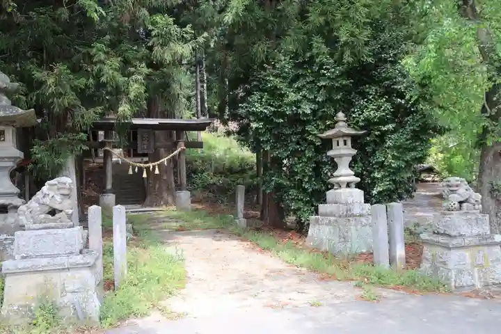 川辺八幡神社の景色