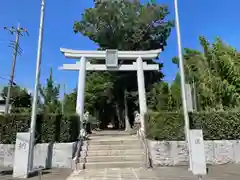 簳幹八幡宮の鳥居