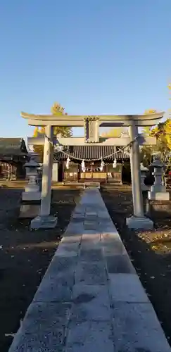 大瀬氷川神社の鳥居