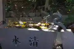 東海市熊野神社の手水