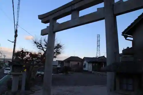 石占井神社の鳥居