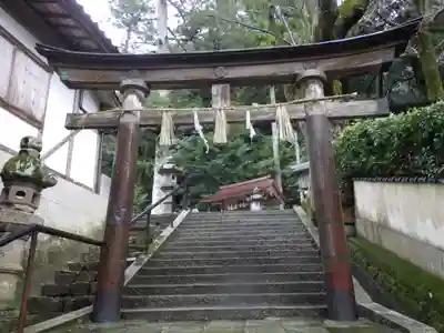 栗溪神社の鳥居