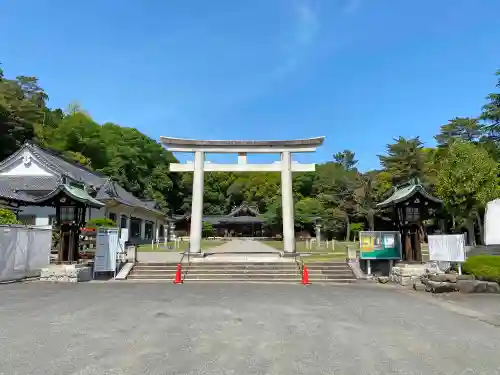 群馬県護国神社の鳥居