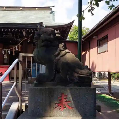 小村井 香取神社の狛犬