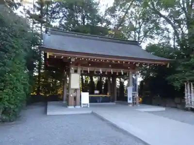 寒川神社の手水舎