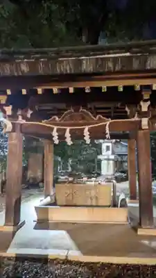 溝旗神社（肇國神社）の手水舎