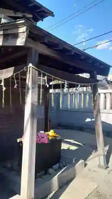 上尾御嶽神社の手水舎