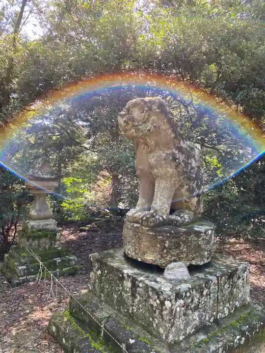倉吉八幡宮の狛犬