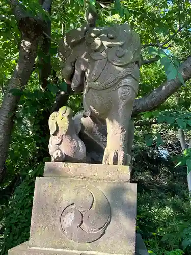 検見川神社の狛犬