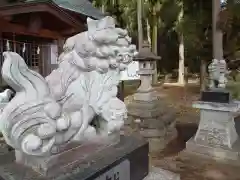 羊神社の狛犬