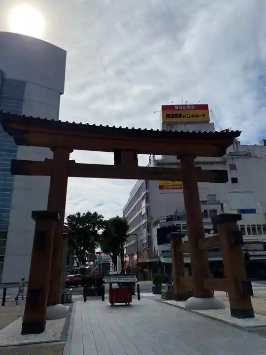 宇都宮二荒山神社の鳥居