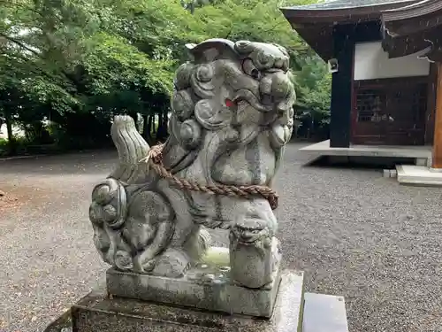 対面石八幡神社の狛犬