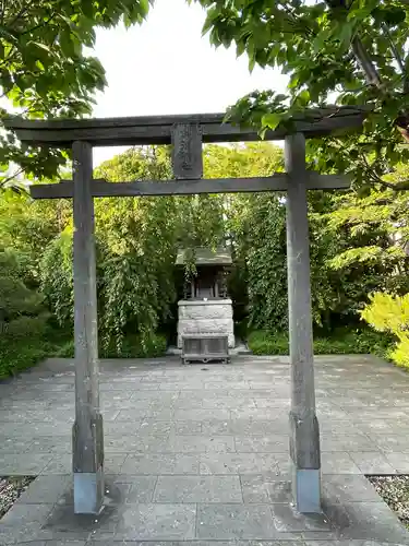 鉄道神社の鳥居