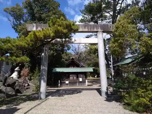 牟都志神社の鳥居