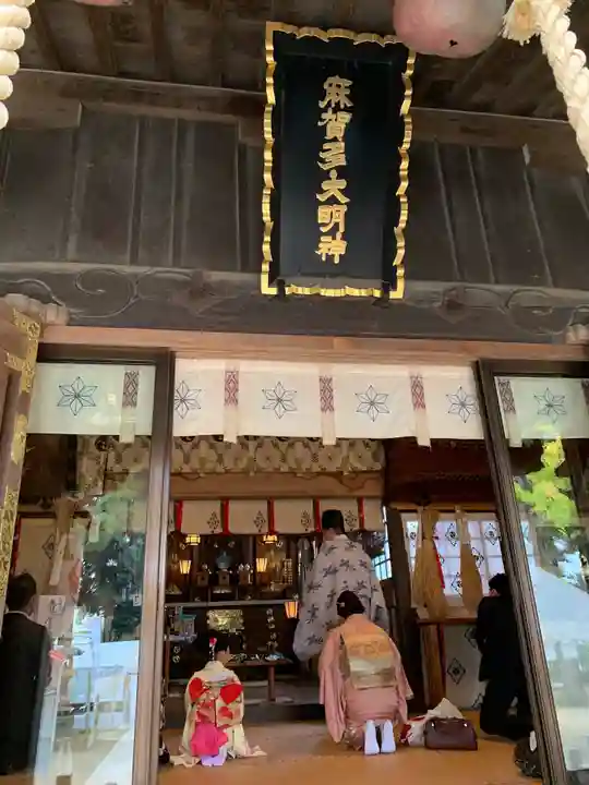 麻賀多神社の七五三参