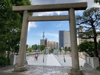石濱神社の鳥居