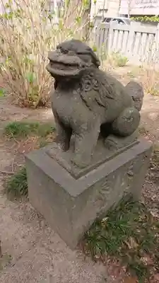 越谷香取神社の狛犬