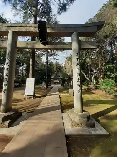 蛟蝄神社奥の宮の鳥居