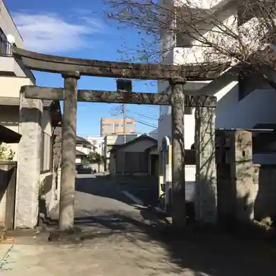 代田神社の鳥居