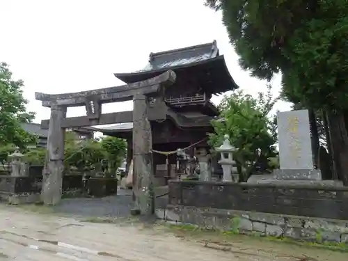 梅林八幡宮の鳥居