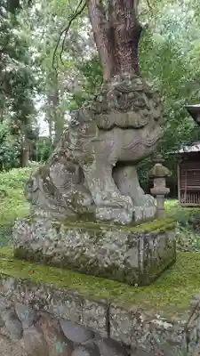 静神社の狛犬