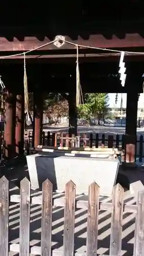 伴林氏神社の手水舎