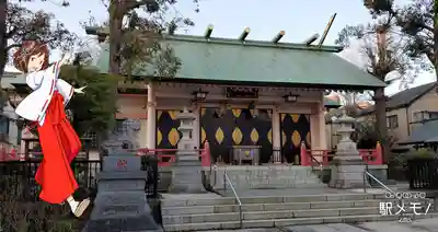 上平井天祖神社の本殿・本堂