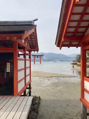 厳島神社の鳥居