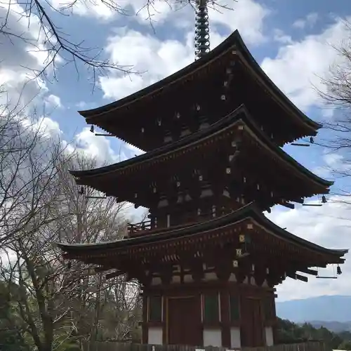 岡寺（龍蓋寺）の塔