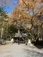 穂高神社奥宮の本殿