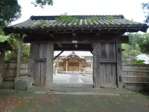 撰要寺の山門・神門