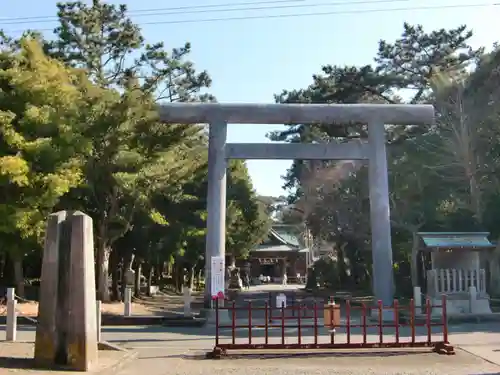 鶴谷八幡宮の鳥居